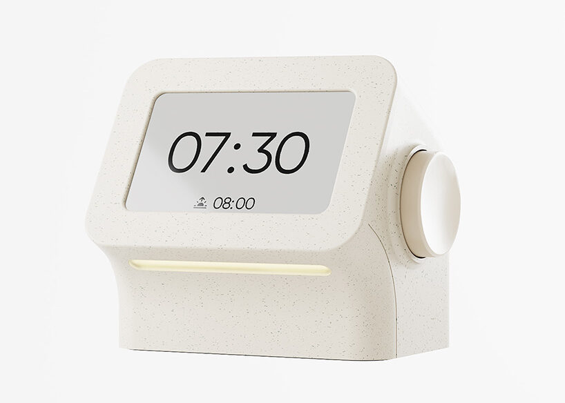 Habity bedside clock with e-paper display—no blue light