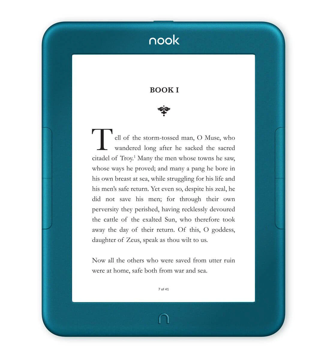Introducing The NOOK GlowLight 4 Ocean Teal Edition