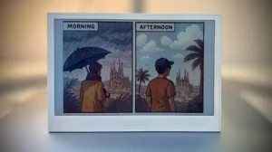 Seeed reTerminal E1002 e-Ink Display Powers AI “weather comics” — compact, battery-run ESP32 dashboard