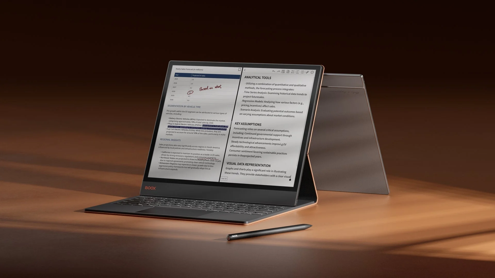 onyx-boox-tab-x-c-13.3-Best AI E Ink Tablets of 2026